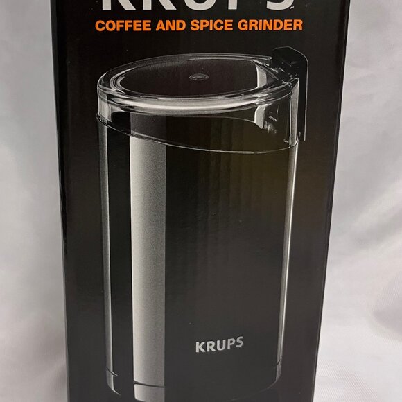 KRUPS Coffee & Spice Grinder, Stainless Steel Blades, Quick Even Grinding, Black - Picture 6 of 8